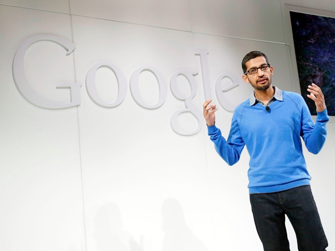 
CEO Google Sundar Pichai dự kiến sẽ giới thiệu nhiều sản phẩm mới.
