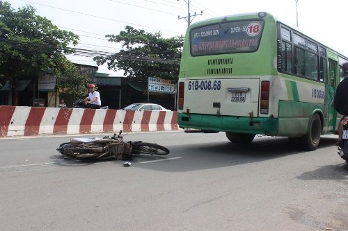 Hiện trường vụ tai nạn
