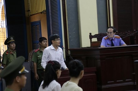 Ông Cao Toàn Mỹ tại phiên tòa xét xử bà Phương Nga. Ảnh: Tân Châu