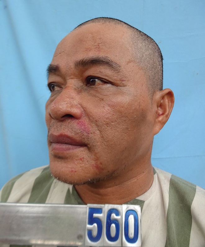 Nghi can Trần Văn Tuấn. Ảnh: V.Đ.