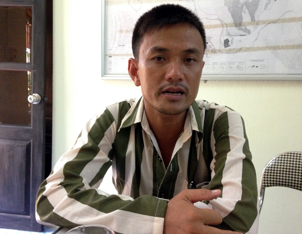 Phạm nhân Hoàng Mạnh Hùng.