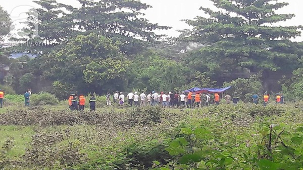 Khu vực tìm thấy thi thể cách nơi bé trai gặp nạn khoảng 3 km. Ảnh: L.G