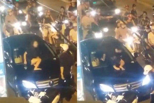 C&ocirc; g&aacute;i đ&aacute;nh ghen tr&ecirc;n n&oacute;c xe v&agrave;o th&aacute;ng 6 vừa qua.