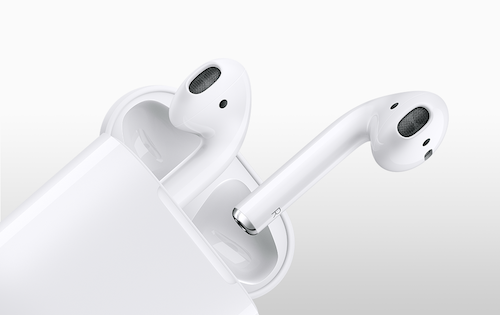 
Tai nghe không dây hoàn toàn Apple AirPods.
