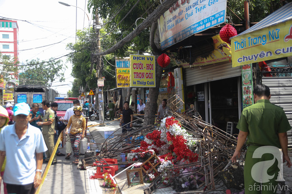 Hiện trường vụ cháy.