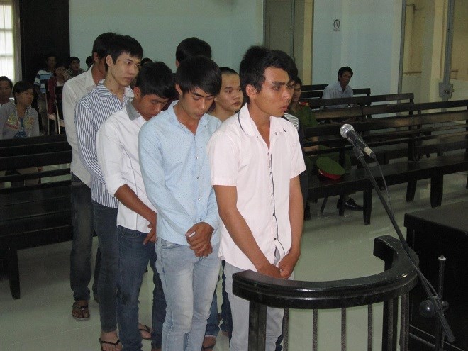 
C&aacute;c bị c&aacute;o trong phi&ecirc;n xử vụ &aacute;n Cố &yacute; g&acirc;y thương t&iacute;ch năm 2014
