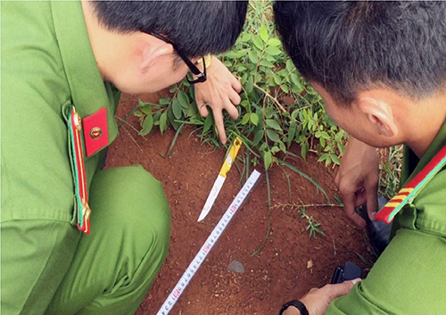 
Con dao m&agrave; thiếu phụ đ&acirc;m chết người t&igrave;nh. Ảnh: Kh.Uy&ecirc;n
