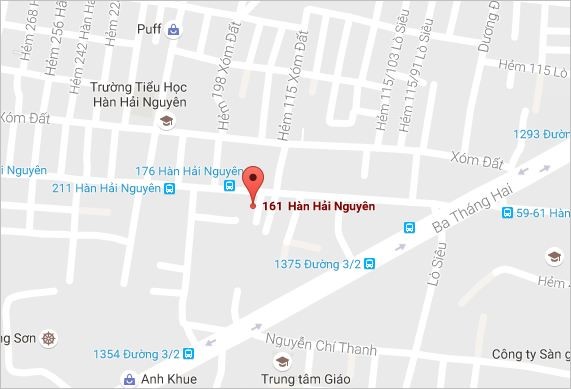 Vị tr&iacute; gần nơi xảy ra vụ việc. Ảnh: Google maps.