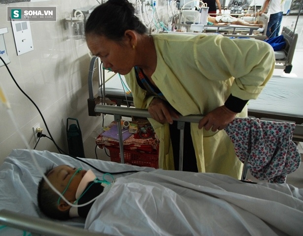 Ch&aacute;u Trịnh đang trong t&igrave;nh trạng nguy kịch v&igrave; bị cơn lốc cuốn l&ecirc;n cao rồi rơi xuống đất