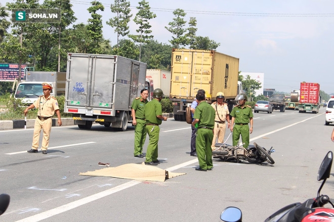Hiện trường vụ tai nạn.