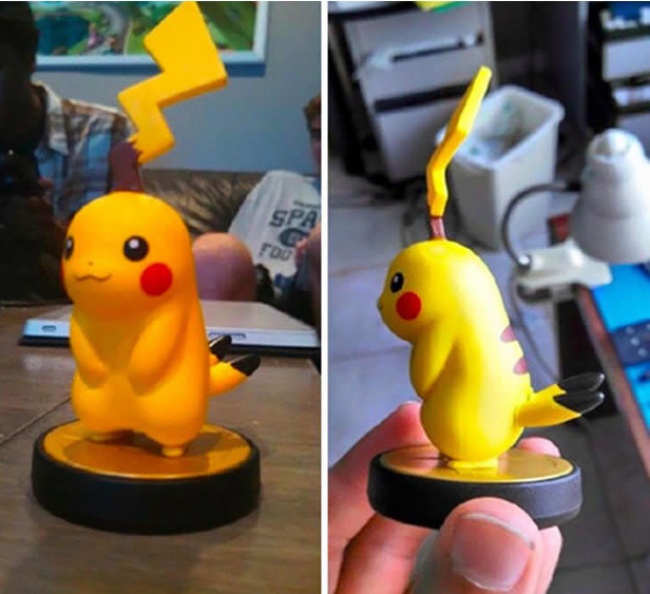 24. Bạn đã thấy con Pikachu nào mọc đuôi trên đầu mà mọc tai dưới mông thế này chưa?