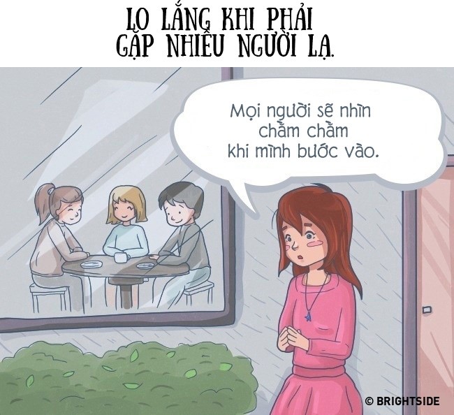 Bạn từng trải qua cảm giác phải đi đến một nơi toàn người lạ và họ cứ nhìn chằm chằm vào mình chưa?