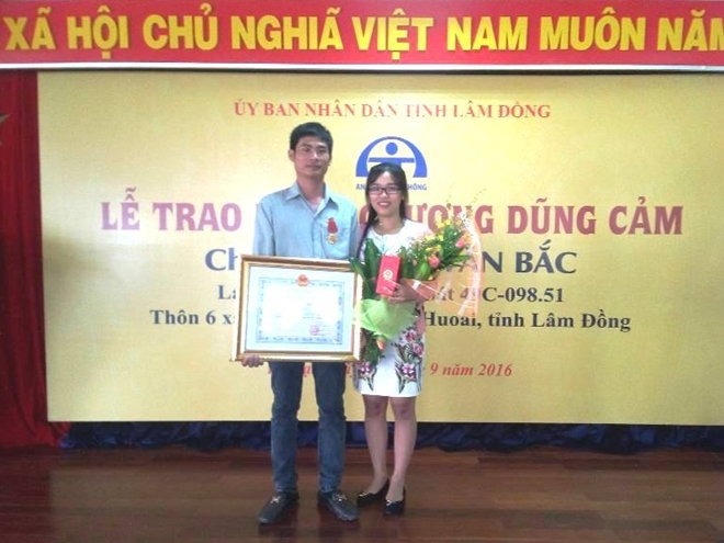 Vợ chồng anh Phan Văn Bắc