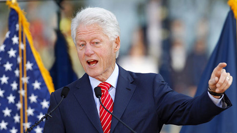 Cựu Tổng thống Mỹ Bill Clinton. ẢNH: REUTERS