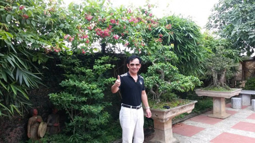 Ngoài căn hộ nội thành, gia đình Quang Tèo còn sở hữu một khu nhà vườn ở ngoại thành