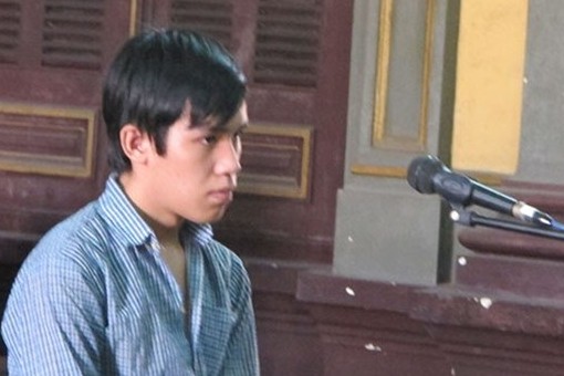 
Bị cáo Thái tại phiên tòa phúc thẩm.
