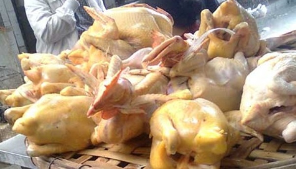 
Thịt gà cũng đã bị phát hiện chứa chất vàng ô. Ảnh minh họa

