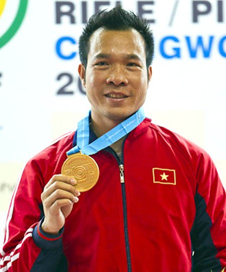 
Xạ thủ Hoàng Xuân Vinh niềm tự hào của Thể thao Việt Nam.

