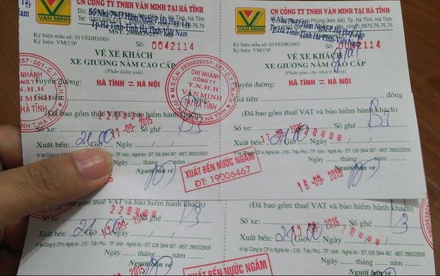 Xe Văn Minh vẫn giữ nguyên giá 220.000 đồng/vé