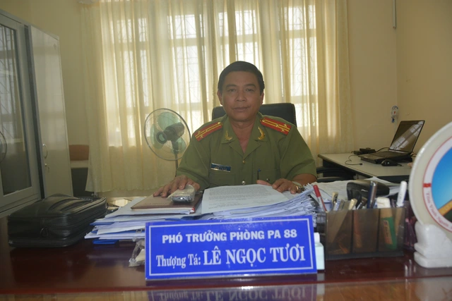 Thượng tá Lê Ngọc Tươi, Phó Phòng An ninh xã hội (PA88, Công an tỉnh Gia Lai).