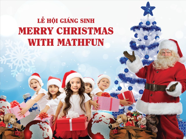 Chương trình đón Giáng sinh với Mathfun đang thu hút các em nhỏ Hải Phòng