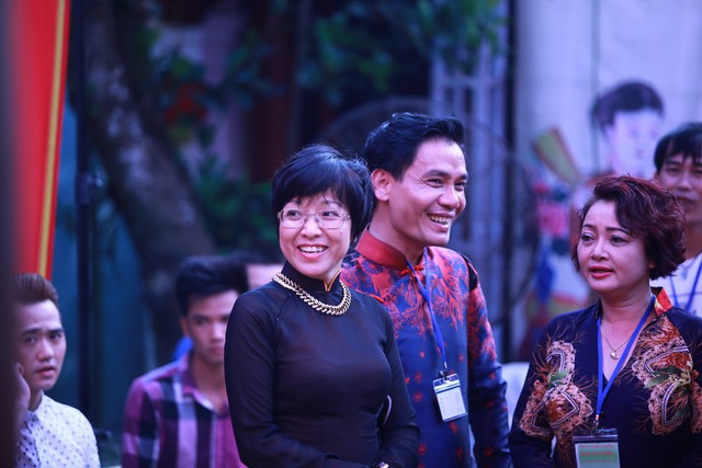 Nghệ sĩ Trà My, MC Huy Cường và MC Thảo Vân (từ phải qua trái)