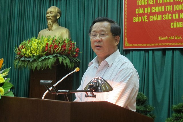 Ảnh: Đồng chí Trần Thanh Bình - Phó Bí thư Thường trực Tỉnh ủy phát biểu khai mạc Hội nghị