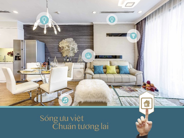 Hình 1 – Mỗi căn hộ tại Park Hill PREMIUM đều được trang bị hệ thống smarthome mang lại sự thuận tiện, an toàn và đẳng cấp cho gia chủ