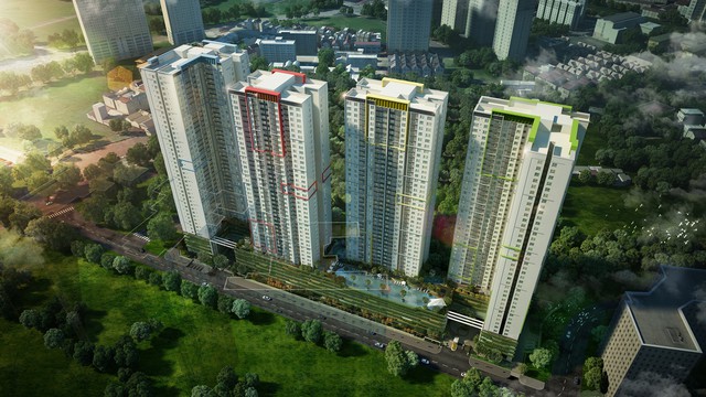 Tổng thể dự &aacute;n Seasons Avenue