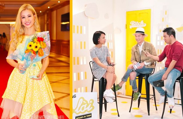 Bộ 3 MC Thùy Minh, stylist Lê Minh Ngọc, nhà văn trẻ Nguyễn Ngọc Thạch và bộ trang phục của Đông Nhi bị đưa ra bình luận
