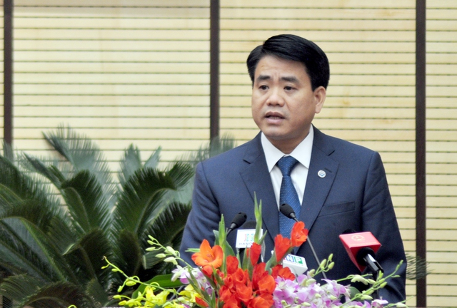 Ông Nguyễn Đức Chung, tân Chủ tịch UBND TP Hà Nội. Ảnh Q.P