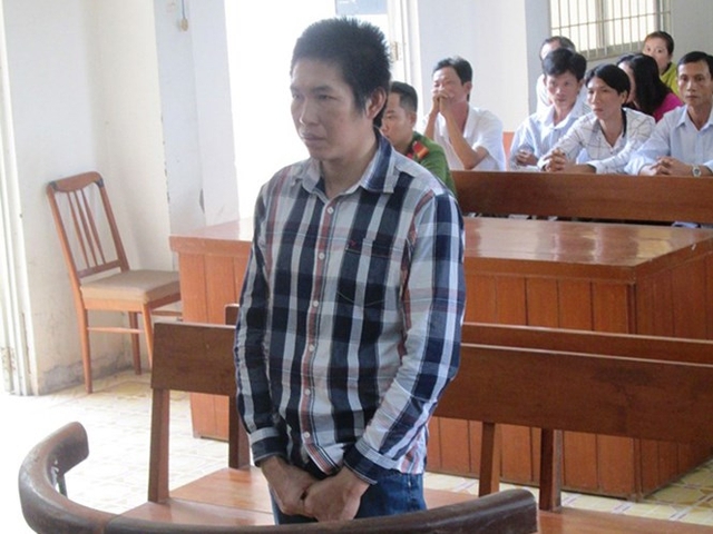 Bị cáo Huỳnh Thanh Nhàn tại phiên tòa. ẢNH: Thanh Dũng