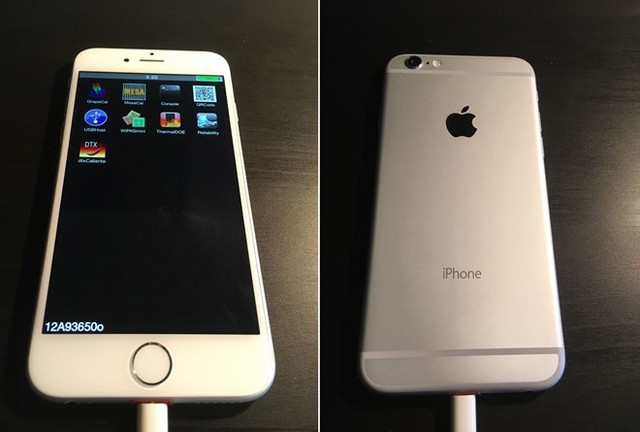 
iPhone 6 bản mẫu được đấu giá 50.000 USD, tính đến cuối ngày 24/5. Ảnh: eBay.
