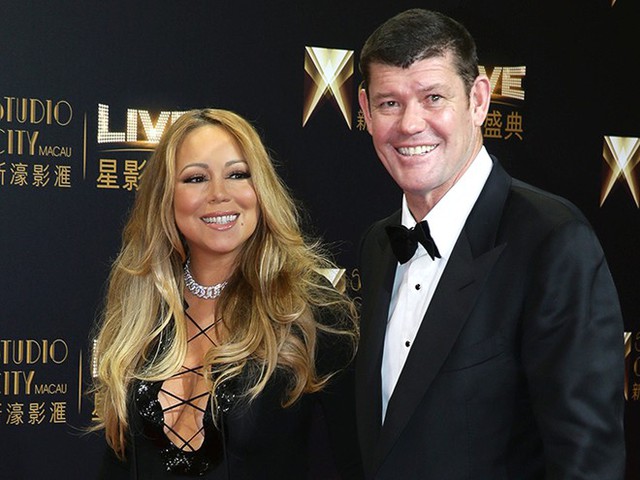 Mariah Carey và James Packer. Ảnh: Getty Images