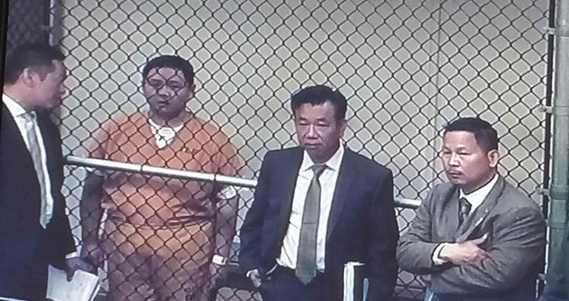 Hình ảnh Minh Béo trong phiên tòa ngày 15/4. Ảnh: Ngọc Lan