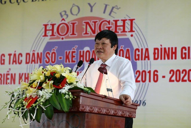 
GS.TS Nguyễn Viết Tiến - Thứ trưởng Bộ Y tế phát biểu khai mạc Hội nghị. Ảnh: Chí Cường

