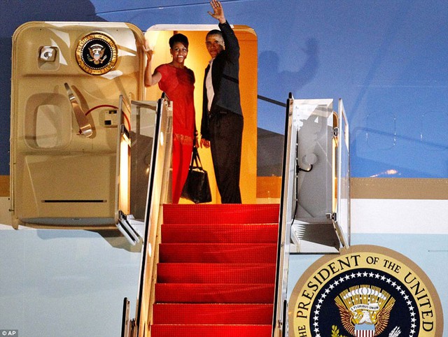 
Tổng thống Barack Obama cùng phu nhân.
