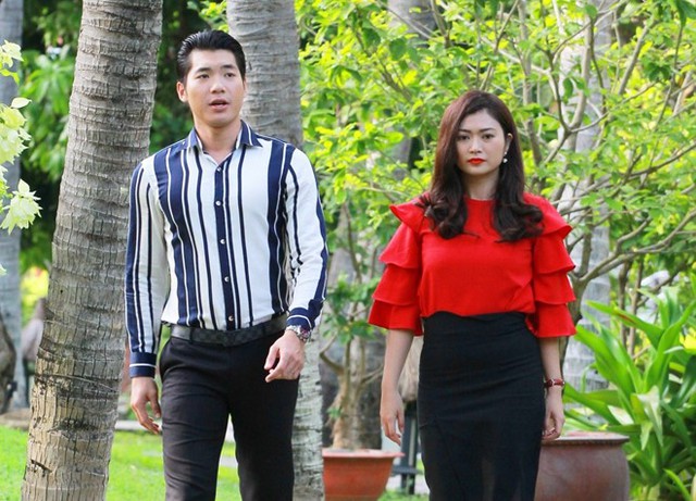 
Thanh Trúc và Trương Nam Thành trong phim Hot girl làm vợ. Ảnh: TL
