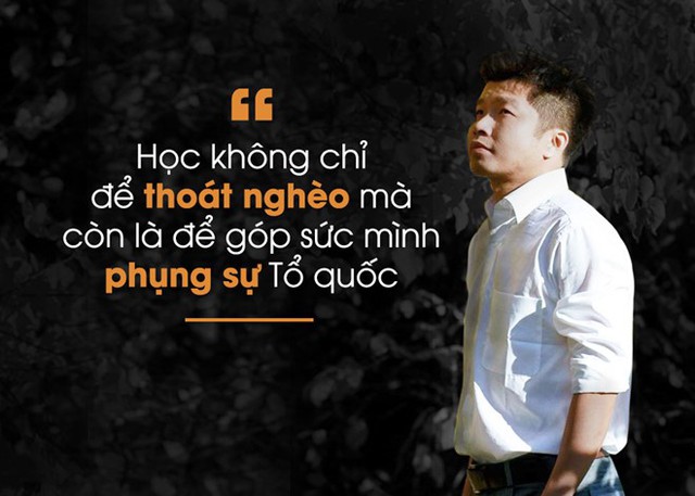 Khắc Điệp cho rằng du học để mang kiến thức về giúp ích cho đất nước, được làm việc trên quê hương mình mới là điều đáng quý.