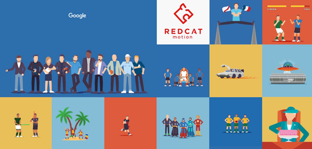 Red Cat Motion thực hiện hơn 100 video cho Google nhân một sự kiện thể thao diễn ra tại châu Âu.