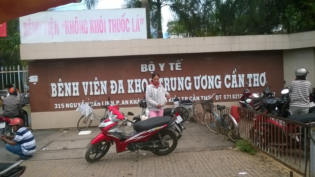 Bệnh viện Đa khoa trung ương Cần Thơ nơi bệnh nhân Nam được cứu sống