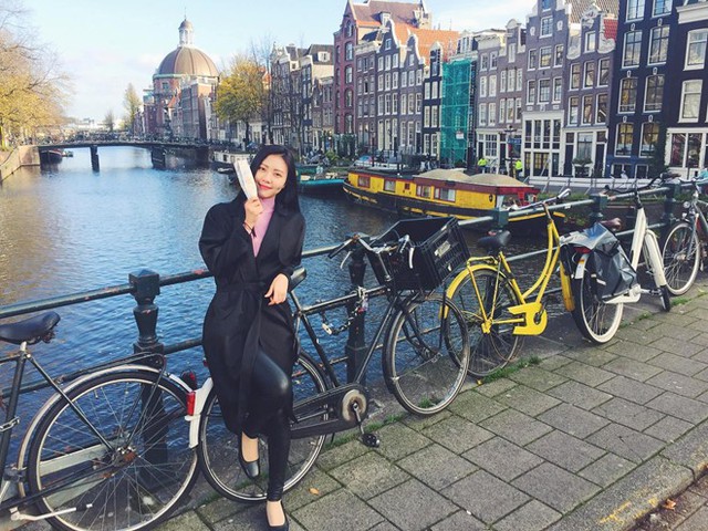 Amsterdam là nơi Ngọc Châm luôn muốn đặt chân tới.