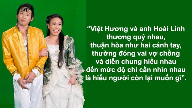 
Việt Hương nói về Hoài Linh.
