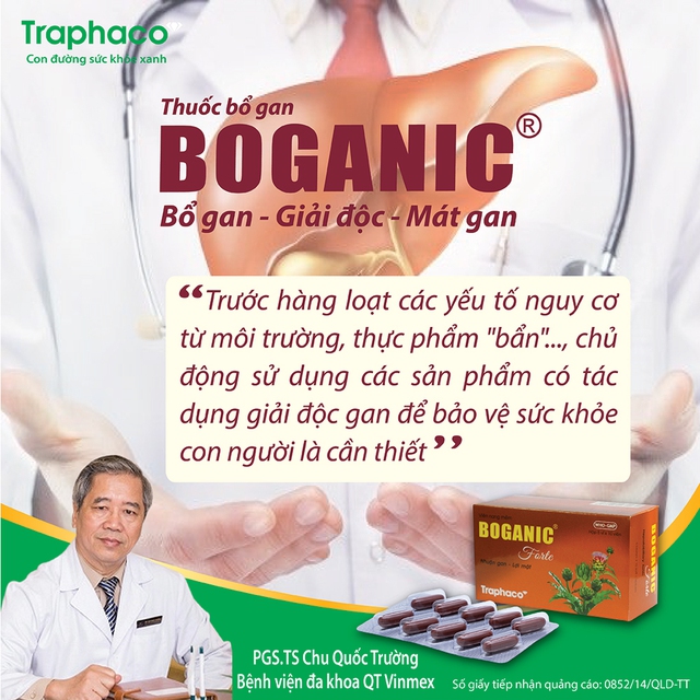 
Boganic “đồng hành” cùng lá gan để bảo vệ sức khỏe

 
