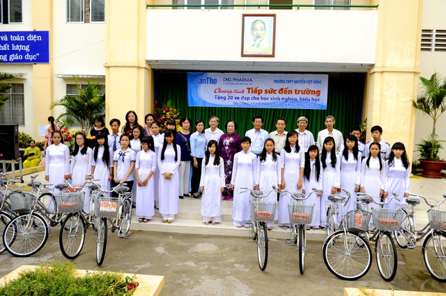 Một trong những hoạt động xã hội rộng khắp của DHG Pharma với tinh thần chung là “vì một cộng sống khỏe, đẹp hơn.