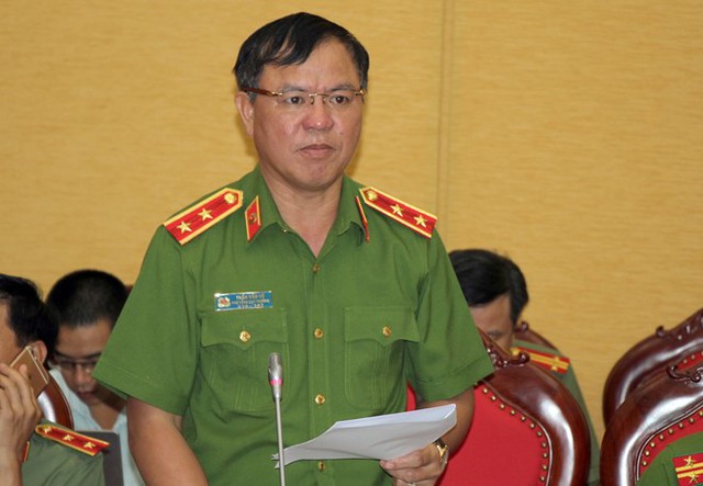 Trung tướng Trần Văn Vệ, Phó Tổng Cục trưởng Tổng Cục cảnh sát. Ảnh: B.C.