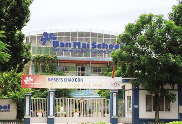 Trường Tiểu học Ban Mai (quận Hà Đông) nơi đang lùm xùm chuyện xóa tên học sinh khỏi lớp học do phụ huynh hay “thắc mắc” chuyện trường. Ảnh: Q.Anh