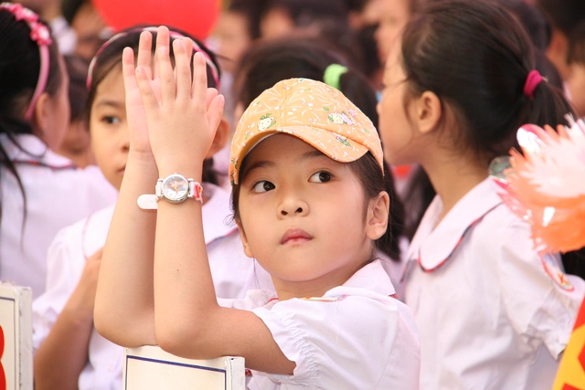 Tại Hà Nội, ngành Giáo dục đã thí điểm dạy cho trẻ em lớp 5 biết cách phòng, chống xâm hại. Ảnh: Chí Cường