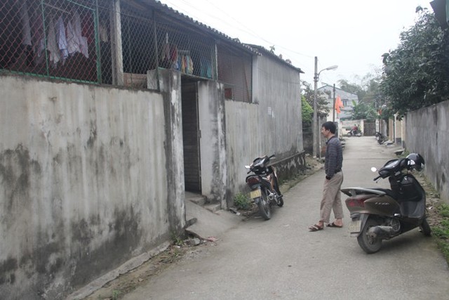 Dãy trọ nơi sinh viên Anh ở