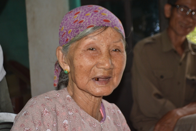 
Cụ bà Nguyễn Thị Phím (86 tuổi, em gái út) luôn tự hào về các anh của mình
